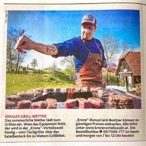 Read more about the article [KRONEN-Zeitung] – Ideales Grillwetter